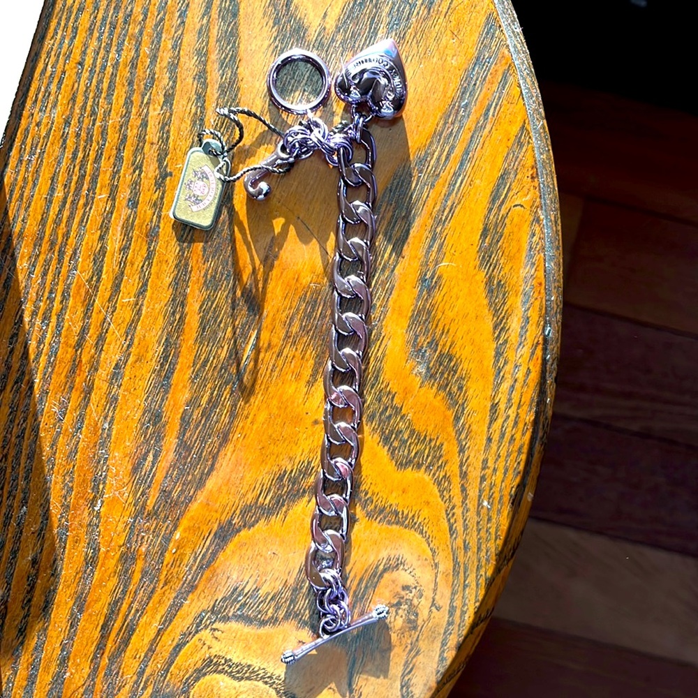 NWT Vintage Y2K Juicy Couture PURPLE Heart Charm Bracelet RARE ‼️PRICE FIRM‼️ - Picture 2 of 4